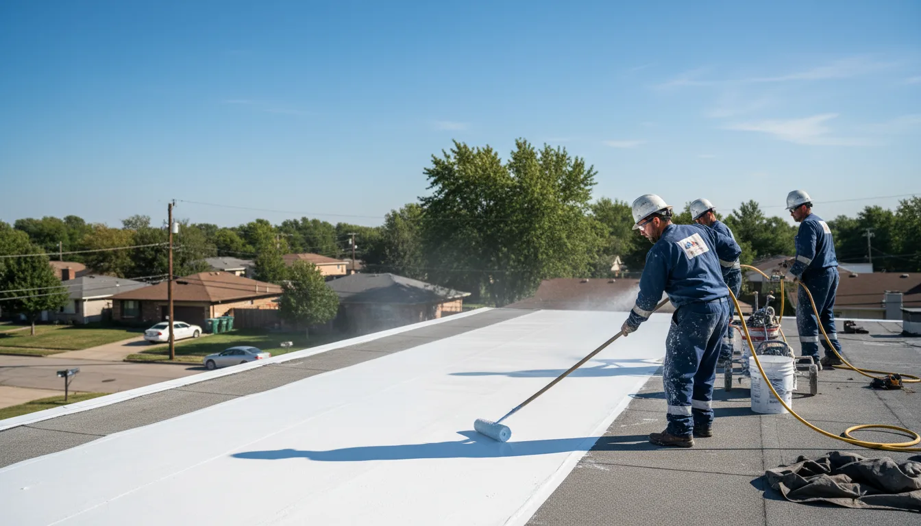 Commercial roof coating in Saint Libory, IL near me